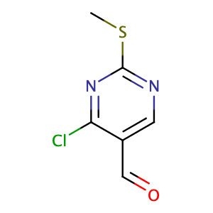 4-氯-2-(甲基硫代)嘧啶-5-甲醛,4-Chloro-2-(methylsulfanyl)pyrimidine-5-carbaldehyde