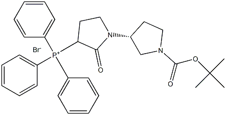 [1-[1-[(2-Methylpropan-2-yl)oxycarbonyl]pyrrolidin-3-yl]-2-oxopyrrolidin-3-yl]-triphenylphosphanium;bromide