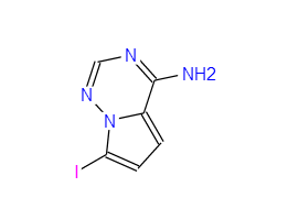 7-碘吡咯并[2,1-f] [1,2,4]三嗪-4-胺,4-Amino-7-iodopyrrolo[2,1-f][1,2,4]triazine