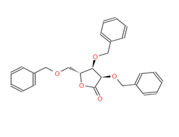2,3,5-三苄氧基-D-核糖酸-1,4-内酯,(3R,4R,5R)-3,4-Bis(benzyloxy)-5-((benzyloxy)methyl)dihydrofuran-2(3H)-one