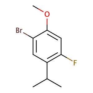 4-氟-1-溴-2-甲氧基-5-异丙基苯,1-Bromo-4-fluoro-2-methoxy-5-(propan-2-yl)benzene