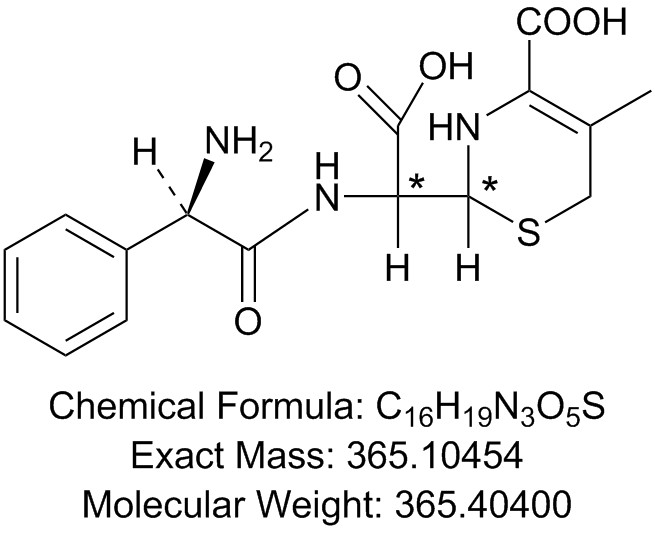 頭孢氨芐開環(huán)雜質(zhì)(2個峰),Cephalexin Open-Ring Impurity