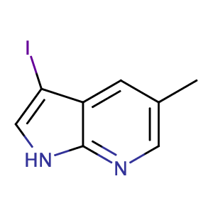 3-碘-5-甲基-1H-吡咯并[2,3-b]吡啶,3-Iodo-5-methyl-1H-pyrrolo[2,3-b]pyridine