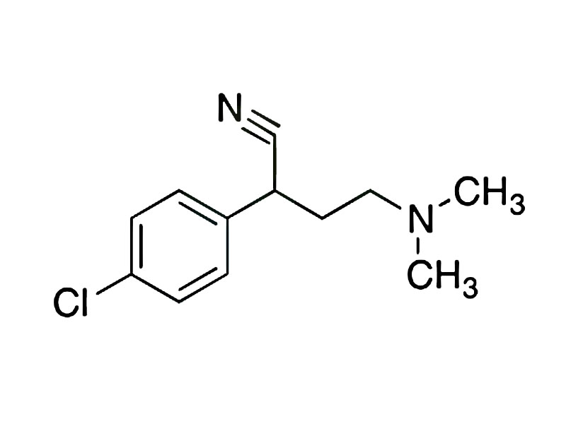 扑尔敏杂质2,4-Chloro-α-[2-(dimethylamino)ethyl]benzeneacetonitrile