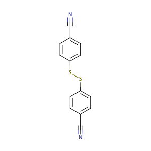 4-[(4-氰基苯基)二硫基]苯甲腈,4-[(4-cyanophenyl)disulfanyl]benzonitrile