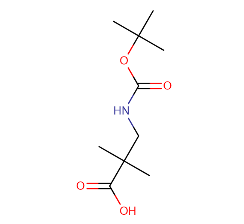 2,2-二甲基-3-(BOC-氨基)丙酸,Boc-3-amino-2,2-dimethyl-propionic acid