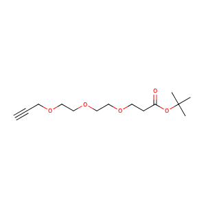 丙炔基-二聚乙二醇-丙酸叔丁酯,Propargyl-PEG3-t-butyl ester