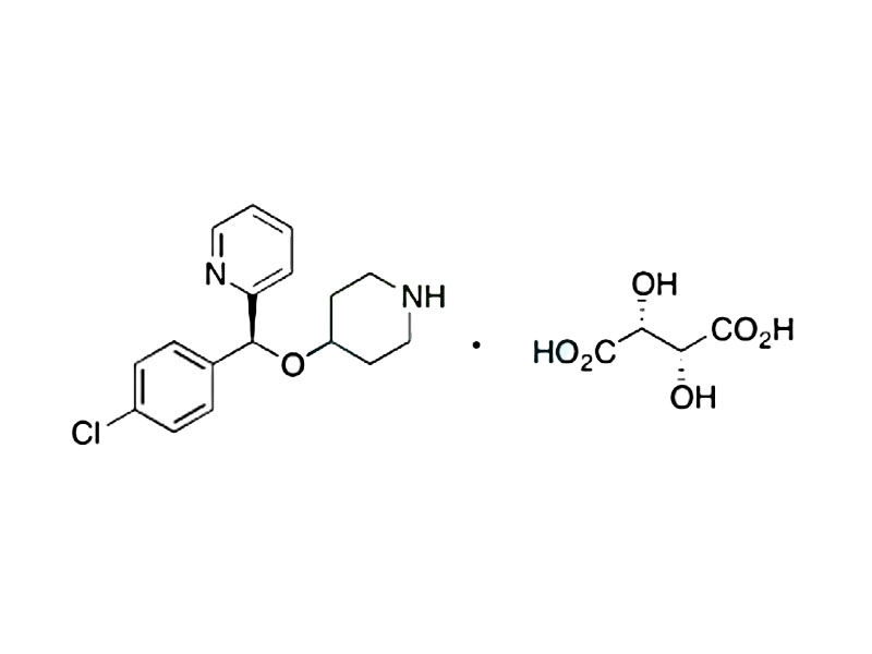 2-[(S)-（4-氯苯基）（4-哌啶基氧基）甲基]-吡啶 酒石酸盐,2-[(S)-(4-Chlorophenyl)(4-piperidinyloxy)methyl]pyridine L-Tartrate
