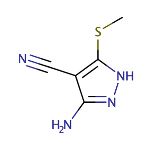 3-氨基-5-(甲基硫代)吡唑-4-腈