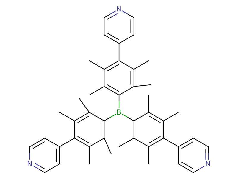 tris(4-(4-pyridyl)duryl)borane,tris(4-(4-pyridyl)duryl)borane