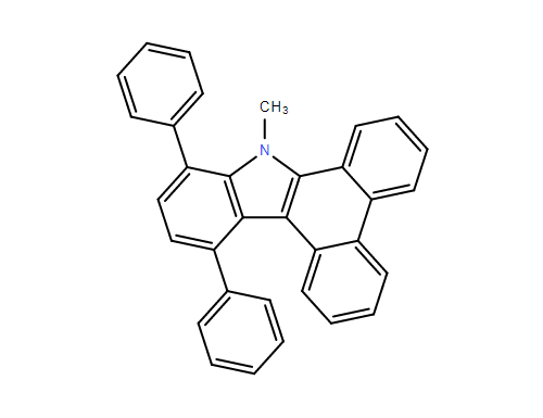 9-甲基-10,13-二苯基-9H-二苯并[A,C]咔唑,9H-Dibenzo[a,c]carbazole, 9-methyl-10,13-diphenyl-