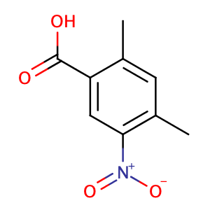 2，4-二甲基-5-硝基苯甲酸,Benzoic acid, 2,4-dimethyl-5-nitro- (9CI)