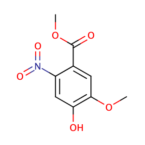 4-羟基-5-甲氧基-2-硝基苯甲酸甲酯,Methyl 4-hydroxy-5-methoxy-2-nitrobenzoate