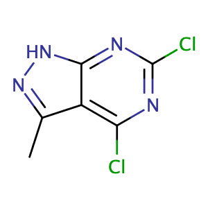 4,6-二氯-3-甲基-1H-吡唑并[3,4-d]嘧啶,4,6-Dichloro-3-methyl-1H-pyrazolo[3,4-d]pyrimidine