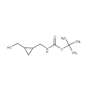tert-butyl N-2-(hydroxymethyl)cyclopropyl]methyl}carbamate