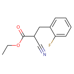 2-cyano-3-(2-fluoro-phenyl)-propionic acid ethyl ester