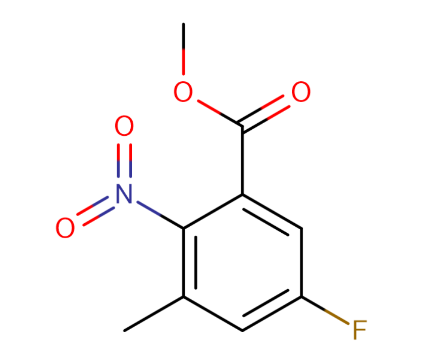 5-Fluoro-3-methyl-2-nitro-benzoic acid methyl ester