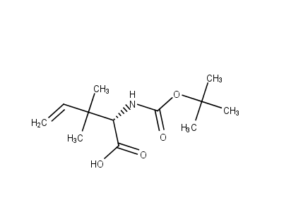 (2S)-2-{[(tert-butoxy)carbonyl]amino}-3,3-dimethylpent-4-enoic acid