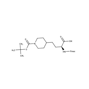 (2S)-4-{1-[(tert-butoxy)carbonyl]piperidin-4-yl}-2-({[(9H-fluoren-9-yl)methoxy]carbonyl}amino)butanoic acid