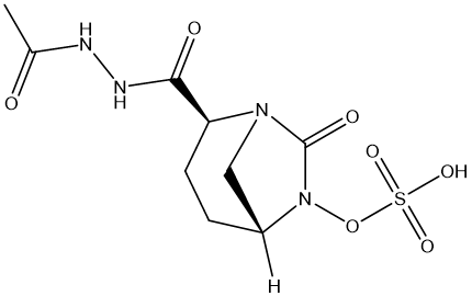 FPI-1523,(2S,5R)-2-(2-acetylhydrazine-1-carbonyl)-7-oxo-1,6-diazabicyclo[3.2.1]octan-6-yl hydrogen sulfate