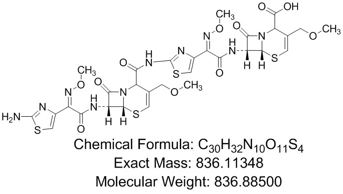 头孢泊肟酸聚合物1,Cefpodoxime Dimer 1
