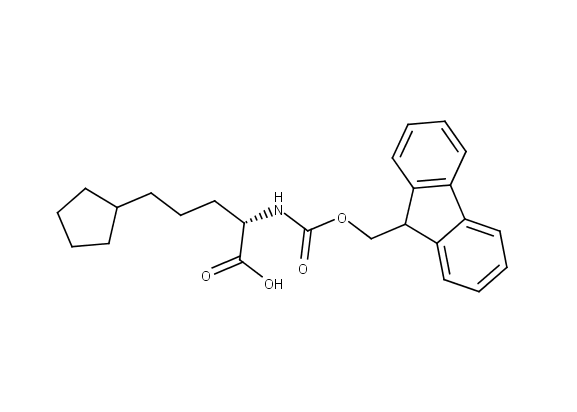 (2S)-5-cyclopentyl-2-({[(9H-fluoren-9-yl)methoxy]carbonyl}amino)pentanoic acid