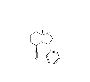 (3S,5R,8AS)-(+)-六氢-3-苯基-5H-噁唑并[3,2-A]吡啶-5-甲腈,(3S 5R 8AS)-(+)-HEXAHYDRO-3-PHENYL-5H-O&