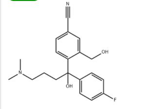 4-(4-二甲胺基-1-对氟苯基-1-羟基丁基)-3-(羟甲基)苯腈,4-(4-(Dimethylamino)-1-(4-fluorophenyl)-1-hydroxybutyl)-3-(hydroxymethyl)benzonitrile