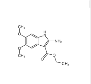 ethyl 2-aMino-5,6-diMethoxy-1H-indole-3-carboxylate,ethyl 2-aMino-5,6-diMethoxy-1H-indole-3-carboxylate