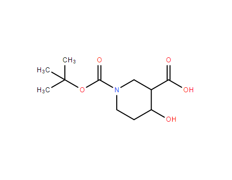 1-(叔丁氧基羰基)-4-羟基哌啶-3-甲酸,1-(tert-butoxycarbonyl)-4-hydroxypiperidine-3-carboxylic acid