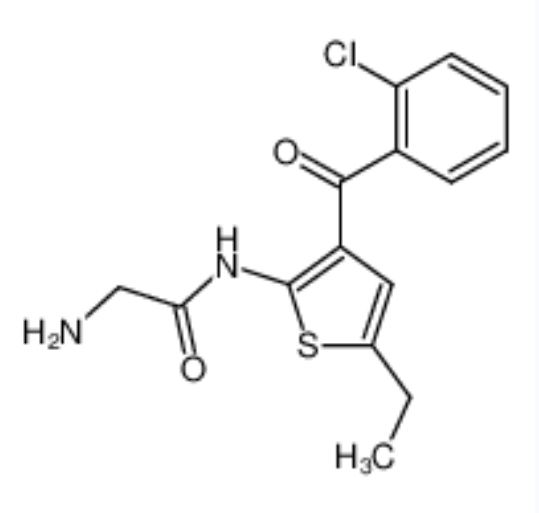 乙替唑伦中间体,2-Amino-N-(3-(2-chlorobenzoyl)-5-ethylthiophen-2-yl)acetamide