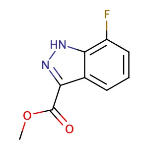 7-氟-1H-吲唑-3-甲酸甲酯,Methyl 7-fluoro-1H-indazole-3-carboxylate