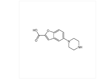 5-(1-哌嗪基)苯并呋喃-2-羧酸,5-(piperazin-1-yl)benzofuran-2-carboxylic acid