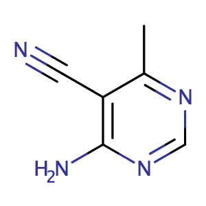 4-氨基-6-甲基-5-氰基嘧啶,5-Pyrimidinecarbonitrile, 4-amino-6-methyl- (6CI,9CI)
