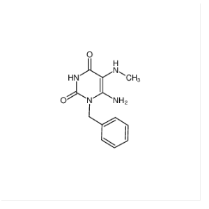 6-氨基-1-苄基-5-甲基氨基尿嘧啶