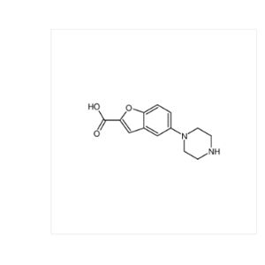 5-(1-哌嗪基)苯并呋喃-2-羧酸,5-(piperazin-1-yl)benzofuran-2-carboxylic acid