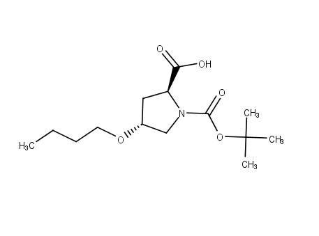 (2S,4R)-4-butoxy-1-[(tert-butoxy)carbonyl]pyrrolidine-2-carboxylic acid