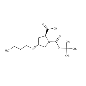 (2S,4R)-4-butoxy-1-[(tert-butoxy)carbonyl]pyrrolidine-2-carboxylic acid