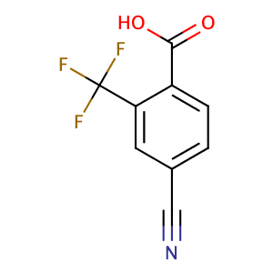 4-氰基-2-三氟甲基苯甲酸,4-Cyano-2-(trifluoromethyl)benzoic acid