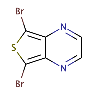 5,7-二溴苯并[3,4-b]吡嗪,hieno[3,4-b]pyrazine, 5,7-dibroMo-