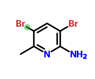 2-氨基-3,5-二溴-6-甲基吡啶,2-AMINO-3,5-DIBROMO-6-METHYLPYRIDINE