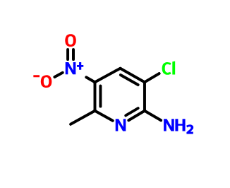 2-氨基-3-氯-5-硝基-6-甲基吡啶,2-AMINO-3-CHLORO-5-NITRO-6-PICOLINE