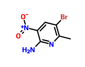 2-氨基-3-硝基-5-溴-6-甲基吡啶,5-bromo-6-methyl-3-nitropyridin-2-amine