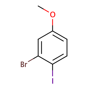 2 - 溴-1-碘-4-苯甲醚,2-bromo-1-iodo-4-methoxybenzene