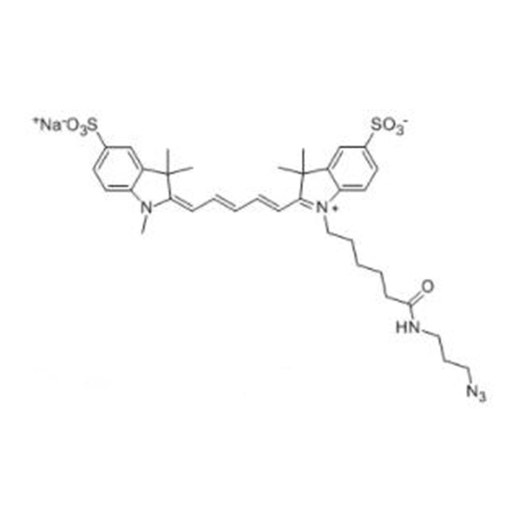 磺酸基 Cy5叠氮化物,Sulfo-Cyanine5 azide