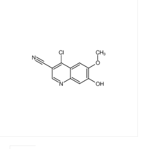 4-氯-3-氰基-7-羟基-6-甲氧基喹啉,4-CHLORO-7-HYDROXY-6-METHOXY-QUINOLINE-3-CARBONITRILE