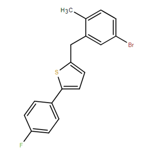 2-(2-甲基-5-溴苄基)-5-(4-氟苯)噻吩,2-(5-BroMo-2-Methylbenzyl)-5-(4-fluorophenyl)thiophene