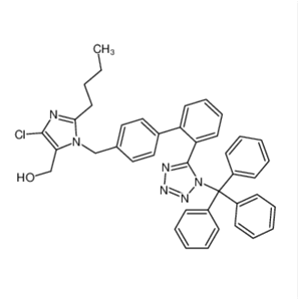 N-三乙基洛沙坦,2-Butyl-4-chloro-5-hydroxymethyl-1-[[2