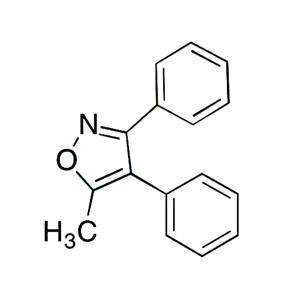 5-甲基-3,4-二苯基异恶唑,5-Methyl-3,4-diphenylisoxazole