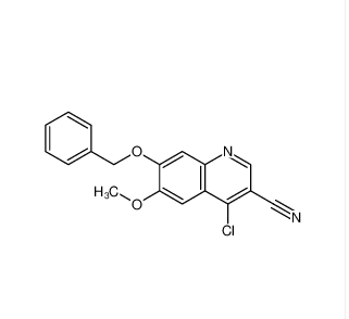 4-氯-6-甲氧基-7-(苯基甲氧基)-3-喹啉甲腈,7-(benzyloxy)-4-chloro-6-Methoxyquinoline-3-carbonitrile